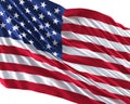 Flag USA The national symbol of USA Royalty Free Stock Photo