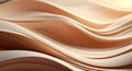 3D wavy abstraction from light wood