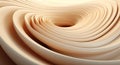 3D wavy abstraction from light wood