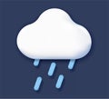 3D weather icon Royalty Free Stock Photo