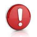 3D web error icon Royalty Free Stock Photo