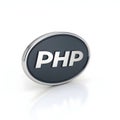 3D web php isolated on white background Royalty Free Stock Photo