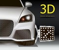 3D wheel alignment