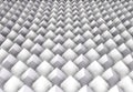 3d white cubes in perspective to digital illustration, Royalty Free Stock Photo