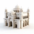 3d White Mosque: Egyptian Iconography Inspired Romanesque Home
