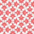 3D white pin will grid with striped floral leaves