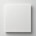 a 3d white rectangle emerge from white background