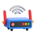 3D WiFi router