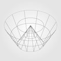 3d wireframe render object