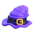 3D Witch Hat Icon Royalty Free Stock Photo