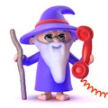 3d Wizard answers the phone promptly