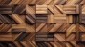 3d Wooden pattern Panel With Wooden Background. Generative AI Royalty Free Stock Photo