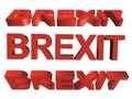 3D word - brexit