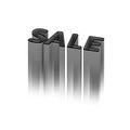 SALE 3D word in black and white stripes, isolated. 3D rendering. Raster.