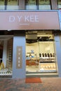 D y kee jewellery shop in Hong Kong