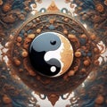 3D Ying Yang Painting