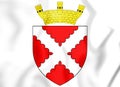 3D Zabbar coat of arms, Malta.