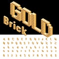 Alpha gold brick