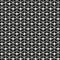 Seamless abstract geometric vintage rhombus weave pattern