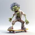 3d Zombie Skateboarding: Strong Expression, Scientific Accuracy, Grandparentcore