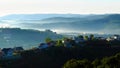 Wonderful Da lat countryside, house on slope Royalty Free Stock Photo