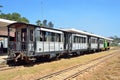 Da lat, Vietnam, January, 20, 2015. Nobody, retro railway carriages in Da lat, Vietnam