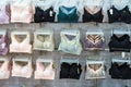 DA NANG CITY-VIETNAM , OCTOBER 14, 2023 : Variety of Beautiful Lingeries and women underwears made from bamboo pulp for healthy Royalty Free Stock Photo