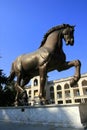 Da Vinci's horse sculpture