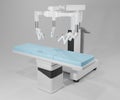 Da Vinci surgical robot with surgical table Royalty Free Stock Photo