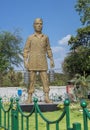 Dabbawala statue in Haji Ali Mumbai Maharashtra INDIA