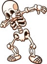 Dabbing skeleton