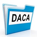 Daca Kids Dreamer Legislation Plan For Us Immigration - 3d Illustration