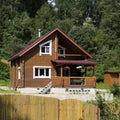 Dacha in village near Saint-Petersburg, Russia