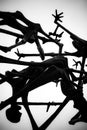 Dachau Concentration Camp Art Sculpture Royalty Free Stock Photo