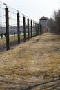 Dachau concentration camp `no man`s land` Royalty Free Stock Photo