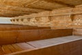 Dachau Concentration Camp, wooden beds