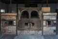 Dachau, Germany - April 2, 2019: Oven crematorium from concentration camp. Dachau oven. The ovens in the crematorium at the Dachau