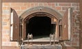 Oven in the crematorium at the Dachau concentration camp Royalty Free Stock Photo