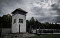 DACHAU, GERMANY Dachau Nazi Concentration Camp watchtower