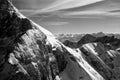 Dachstein BW Royalty Free Stock Photo