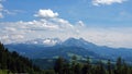 Dachstein Mountains from Postalmstrasse in Salzburgerland, Austria