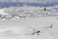 Dachstein Mountain's Skiing Area Royalty Free Stock Photo