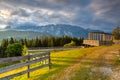 Dachstein mountain and summer valley views from Almwelt Austria resort