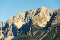 Dachstein Mountains over Schladming, Northern Limestone Alps, Austria Royalty Free Stock Photo