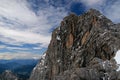 Dachstein peak 2995 m, Limestone Alps, Austria Royalty Free Stock Photo