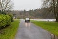 A Dacia Duster car in Ashford Castle yard