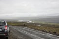 Dacia Duster SUV on a gravel road in Iceland