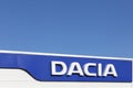 Dacia logo on wall