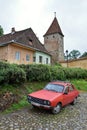 Dacia 1310 in streets of Romania city