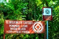 Dacian fortress from Costesti, Transylvania, in the Carpathian Mountains